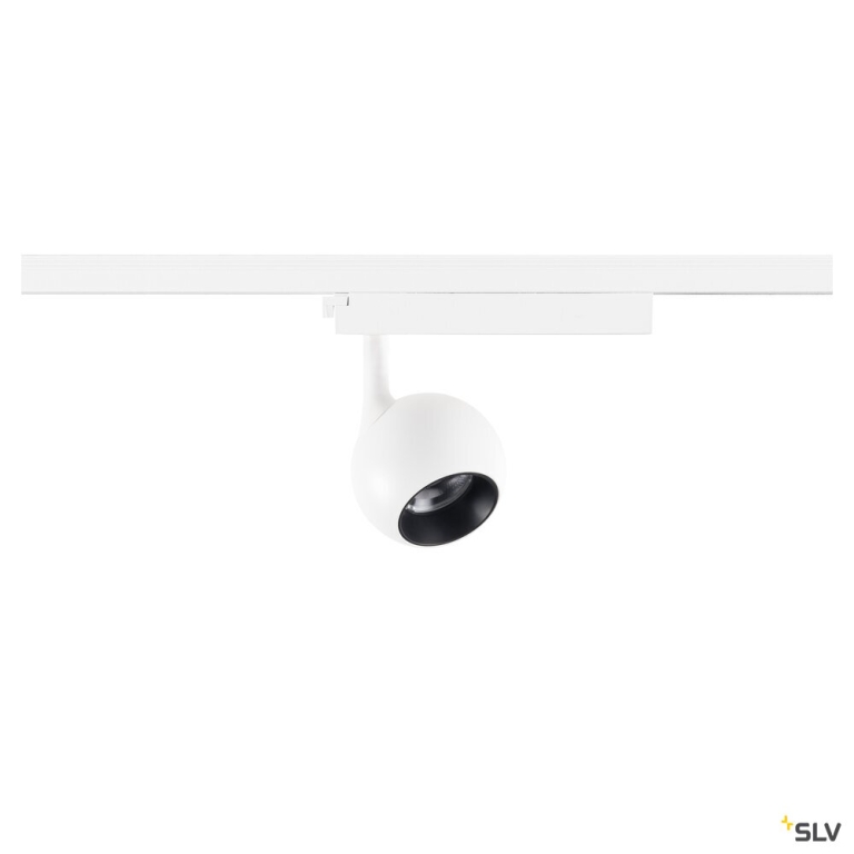 SLV LIGHT EYE® 2.0, 1~ Spot, PHASE, rund, 2700K, 11 W, 30°, weiß / schwarz