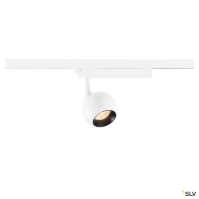 SLV LIGHT EYE® 2.0, 1~ Spot, PHASE, rund, 2700K, 11 W, 30°, weiß / schwarz