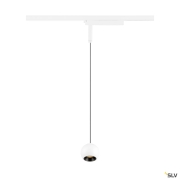 LIGHT EYE® 2.0, 1~ Pendelleuchte, Pendellänge 200 cm, 2700 K, 30°,, weiß / schwarz