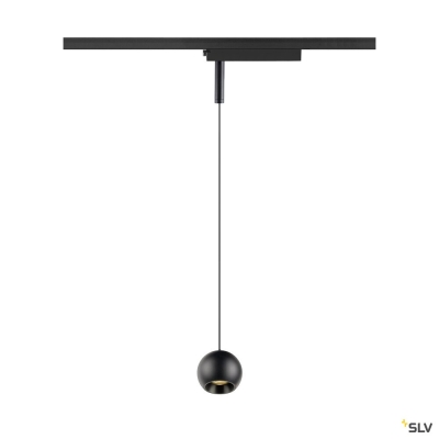 SLV LIGHT EYE® 2.0, 1~ Pendelleuchte, Pendellänge 200 cm, 3000 K, 30°,, schwarz