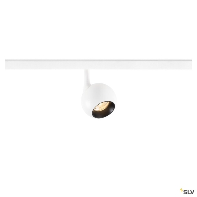SLV LIGHT EYE® 2.0, 48V Spot, DALI, rund, 2700K, 10 W, 30°, weiß / schwarz