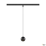 LIGHT EYE® 2.0, 48V Pendelleuchte, DALI, Pendellänge 200 cm, 2700K, 30°, schwarz