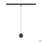 LIGHT EYE® 2.0, 48V Pendelleuchte, DALI, Pendellänge 200 cm, 3000K, 30°, schwarz