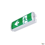 P-LIGHT, Wand- und Deckenaufbauleuchte, rechteckig, 6000K, 5.2 W, weiß / transparent