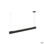 GLENOS® PRO, Pendelleuchte, 1,2m, DALI, UGR16, Pendellänge 210 cm, 3000K, 75°, schwarz