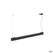 GLENOS® PRO, Pendelleuchte, 1,2m, DALI, UGR16, Pendellänge 210 cm, 4000K, 75°, schwarz