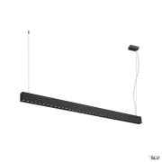GLENOS® PRO, Pendelleuchte, 1,5m, DALI, UGR16, Pendellänge 210 cm, 4000K, 75°, schwarz