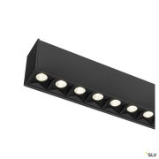 GLENOS® PRO, Pendelleuchte, 1,5m, DALI, UGR16, Pendellänge 210 cm, 4000K, 75°, schwarz