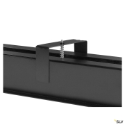 GLENOS® PRO, Deckeneinbauleuchte, 1,2m, DALI, UGR19, 4000K, 75°, IP20, schwarz