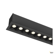 GLENOS® PRO, Deckeneinbauleuchte, 1,2m, DALI, UGR19, 4000K, 75°, IP20, schwarz