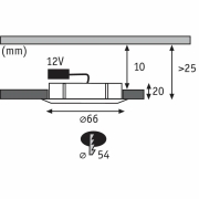Möbeleinbauleuchte Micro Line Structure