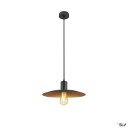 LALU® SET, Pendelleuchte, E27 Base, ELYPSE 33, Pendellänge 200 cm, Leuchtmittel inklusive, schwarz