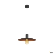 LALU® SET, Pendelleuchte, E27 Base, ELYPSE 33, Pendellänge 200 cm, Leuchtmittel inklusive, schwarz