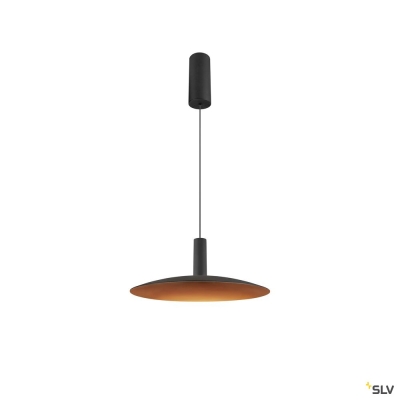 SLV LALU® SET, Pendelleuchte, LED Base, ELYPSE 33, PHASE, Pendellänge 200 cm, 2700/3000 K, 40°, schwarz