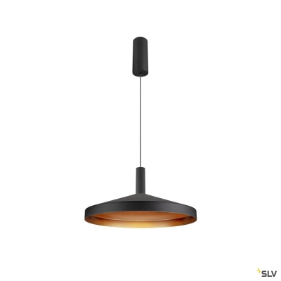 SLV LALU® SET, Pendelleuchte, LED Base, TETRA 36, PHASE, Pendellänge 200 cm, 2700/3000 K, 40°, schwarz