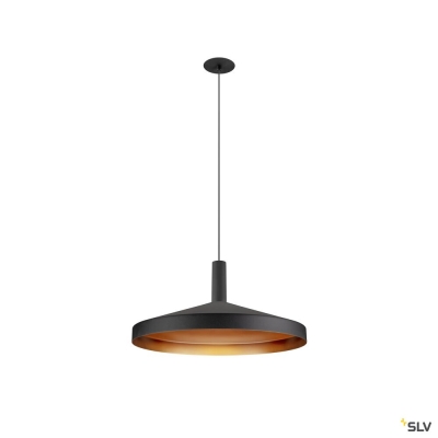 SLV LALU® SET, Pendelleuchte, LED Base, TETRA 36, PHASE, Recessed, Pendellänge 200 cm, 2700/3000 K, 40°, schwarz