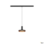 LALU® SET, 48V Pendelleuchte, LED Base, TETRA 14, DALI, Pendellänge 200 cm, 2700/3000K, 40°, schwarz