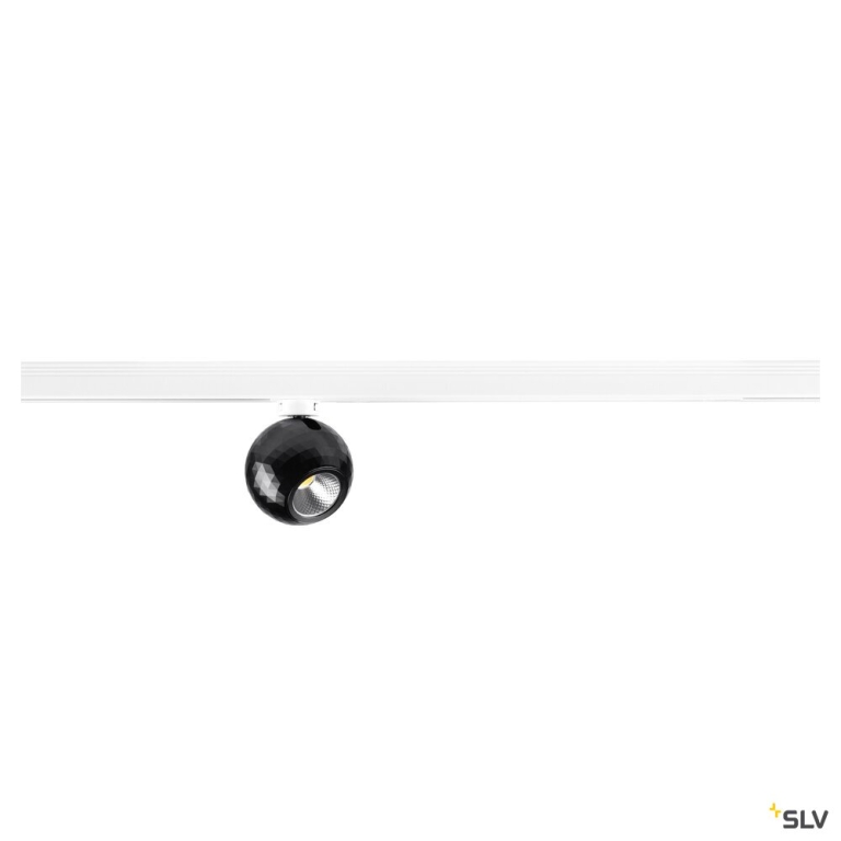SLV DYSKO, 1~ Spot, PHASE, 2700K, 6.7 W, 36°, weiß / schwarz