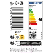 Standard 230V LED Reflektor GU10 Flat 37mm 550lm 4,9W 4000K  Signalweiß