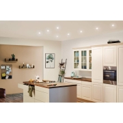 Standard 230V LED Reflektor GU10 Flat 37mm 3x550lm 3x4,9W 2700K dimmbar Signalweiß