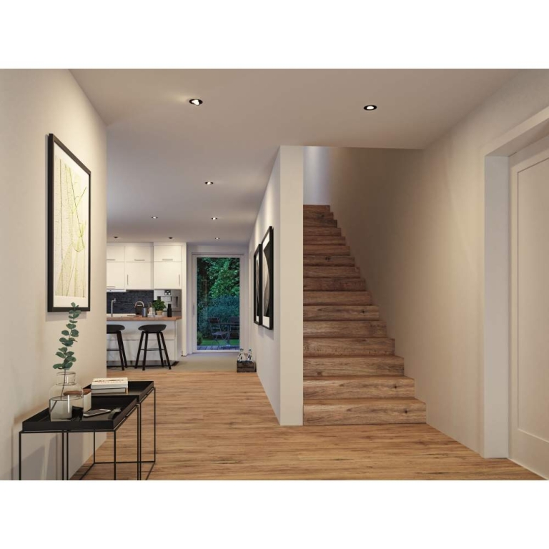 Paulmann Standard 230V LED Reflektor GU10 Dämmerungsgesteuerter Bewegungsmelder (HF) 550lm 7W 2700K Weiß matt