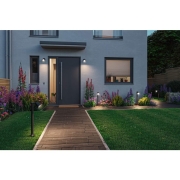 Standard 230V LED Reflektor GU10 Dämmerungsgesteuerter Bewegungsmelder (HF) 550lm 7W 2700K Weiß matt