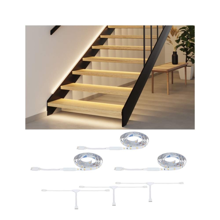 Paulmann MaxLED Stair LED Strip Erweiterung 3x 1m 3x0,6W 3x192lm 2700K