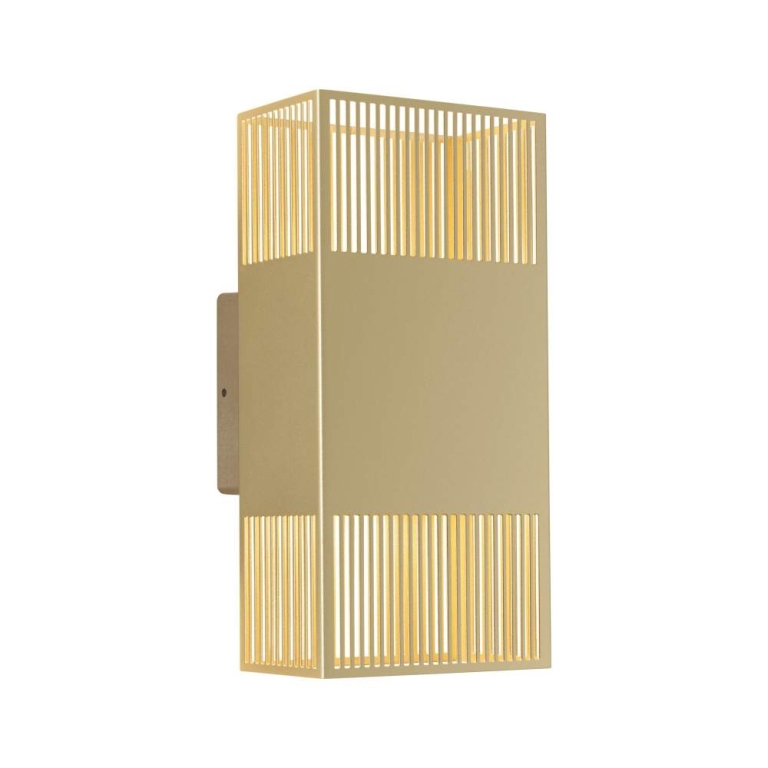 Paulmann LED Wandleuchte Tharin IP44 3000K 120x250mm 2x3,7W Gold