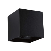 LED Akkuwandleuchte Nyara  IP44 3000K 100x104mm 2x1W Schwarz