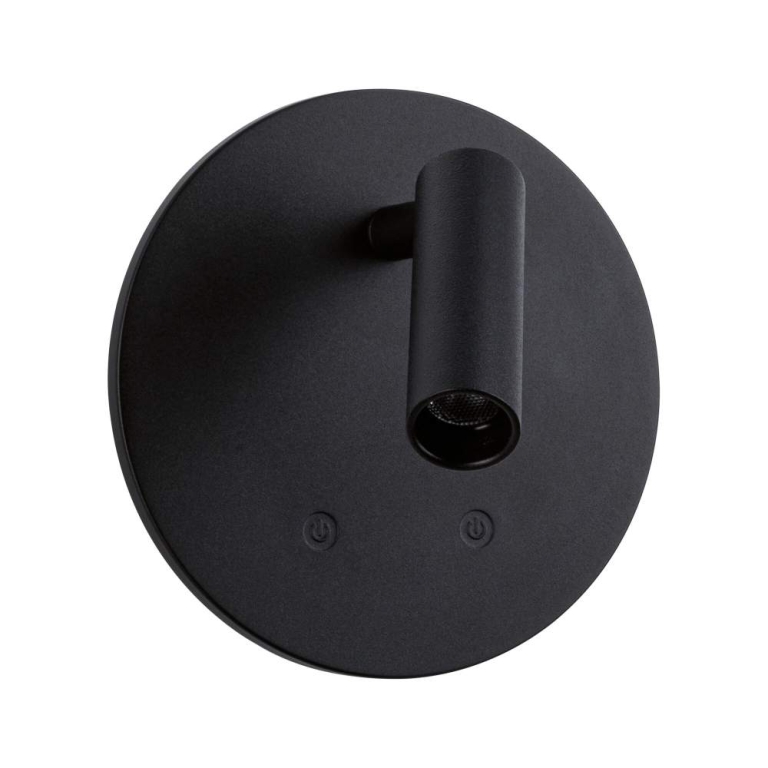 Paulmann LED Akkuwandleuchte Kiora 2700K 80lm / 50lm 3,7V 0,6W / 0,7W dimmbar Schwarz