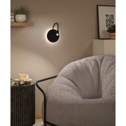 LED Akkuwandleuchte Miora   2700K 80lm / 50lm 3,7V 0,6W / 0,7W dimmbar Schwarz