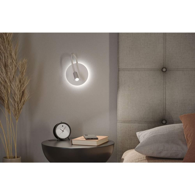 Paulmann LED Akkuwandleuchte Miora   2700K 80lm / 50lm 3,7V 0,6W / 0,7W dimmbar Weiß