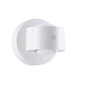 LED Akkuwandleuchte Zorik IP44 dimmbar 2700K 100mm 2x1,1W Weiß