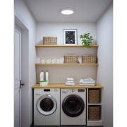 LED Panel Abia 2 White Select Dämmerungsgesteuerter Bewegungsmelder (HF) eckig 300mm  14W 1000lm 2700 - 4000K Weiß