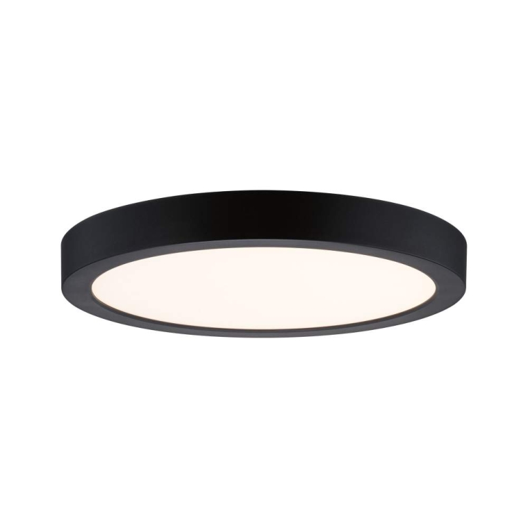 Paulmann LED Panel Abia 2 White Select Dämmerungsgesteuerter Bewegungsmelder (HF) rund 300mm  14W 1000lm 2700 - 4000K Schwarz