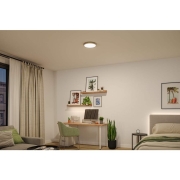 LED Panel Abia 2 White Select Dämmerungsgesteuerter Bewegungsmelder (HF) rund 300mm  14W 1000lm 2700 - 4000K Chrom matt