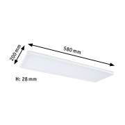 LED Panel Atria Shine IP44 eckig 560x200mm  15,2W 2030lm 3000 - 6500K Weiß