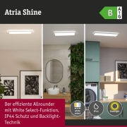 LED Panel Atria Shine IP44 eckig 560x200mm  15,2W 2030lm 3000 - 6500K Weiß