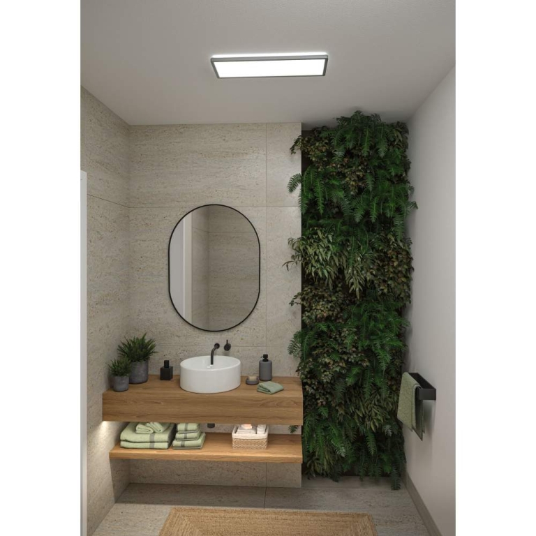 Paulmann LED Panel Atria Shine IP44 eckig 560x200mm  15,2W 2030lm 3000 - 6500K Chrom matt