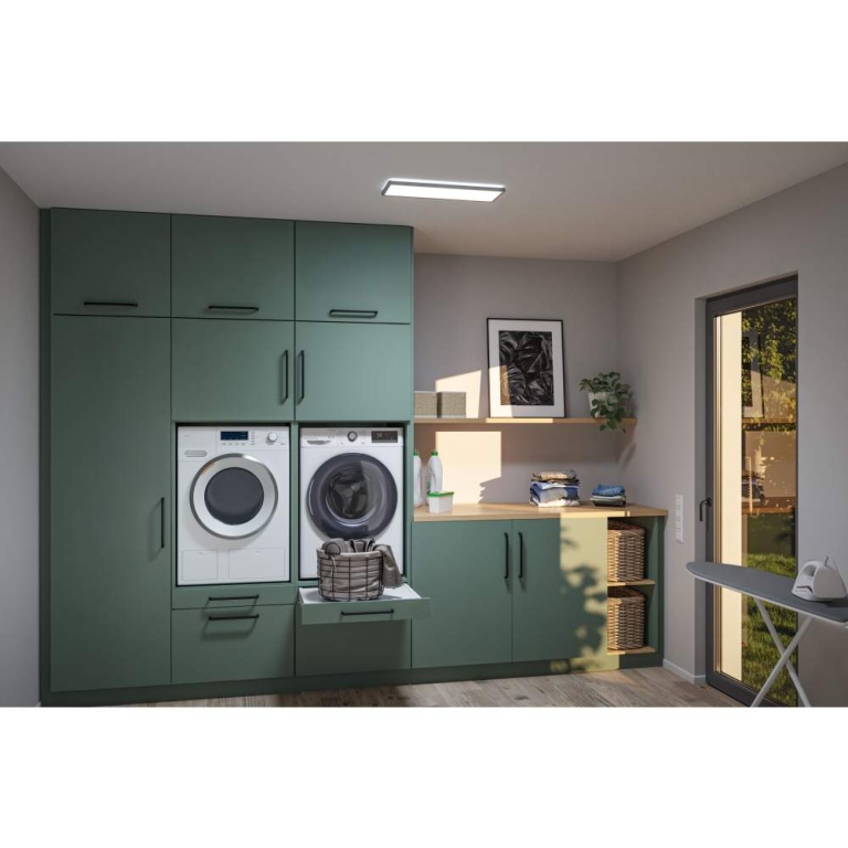 Paulmann LED Panel Atria Shine IP44 eckig 560x200mm  15,2W 2030lm 3000 - 6500K Chrom matt