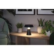 Akkuleuchte Lirox IP44  White Switch Schwarz Champagner