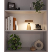 Akkuleuchte Lirox IP44  White Switch Champagner Schwarz