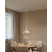 Pendelleuchte Embla II E27 Creme Metall Metall