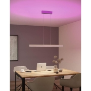 LED Pendelleuchte Raiko RGBW+ dimmbar 1400lm / 240lm 19W / 6W Silber matt