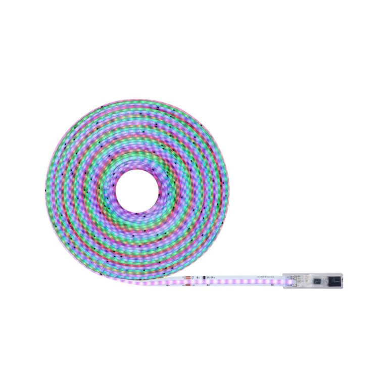Paulmann SimpLED LED Strip RGBIC Motion Music Komplettset 10m beschichtet  32W 130lm/m 420 LEDs/m RGB 36VA