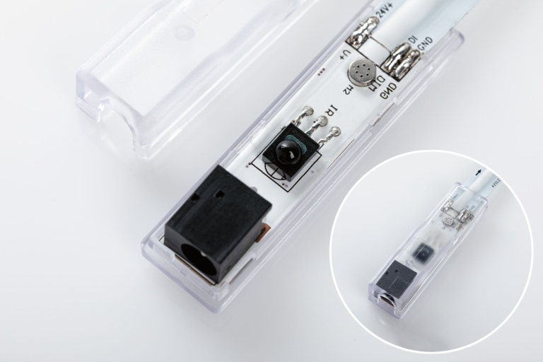 Paulmann SimpLED LED Strip RGBIC Motion Music Komplettset 10m beschichtet  32W 130lm/m 420 LEDs/m RGB 36VA