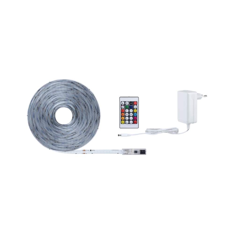 Paulmann SimpLED LED Strip RGBIC Motion Music Komplettset 10m beschichtet  32W 130lm/m 420 LEDs/m RGB 36VA