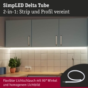 SimpLED LED Strip Delta Komplettset 1m beschichtet 4,5W 660lm/m 3000K