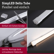 SimpLED LED Strip Delta Komplettset 1m beschichtet 4,5W 660lm/m 3000K