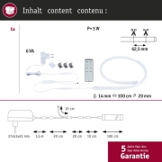 SimpLED LED Strip Delta Komplettset 1m beschichtet 4,5W 660lm/m 3000K